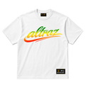T-shirt blanc rasta