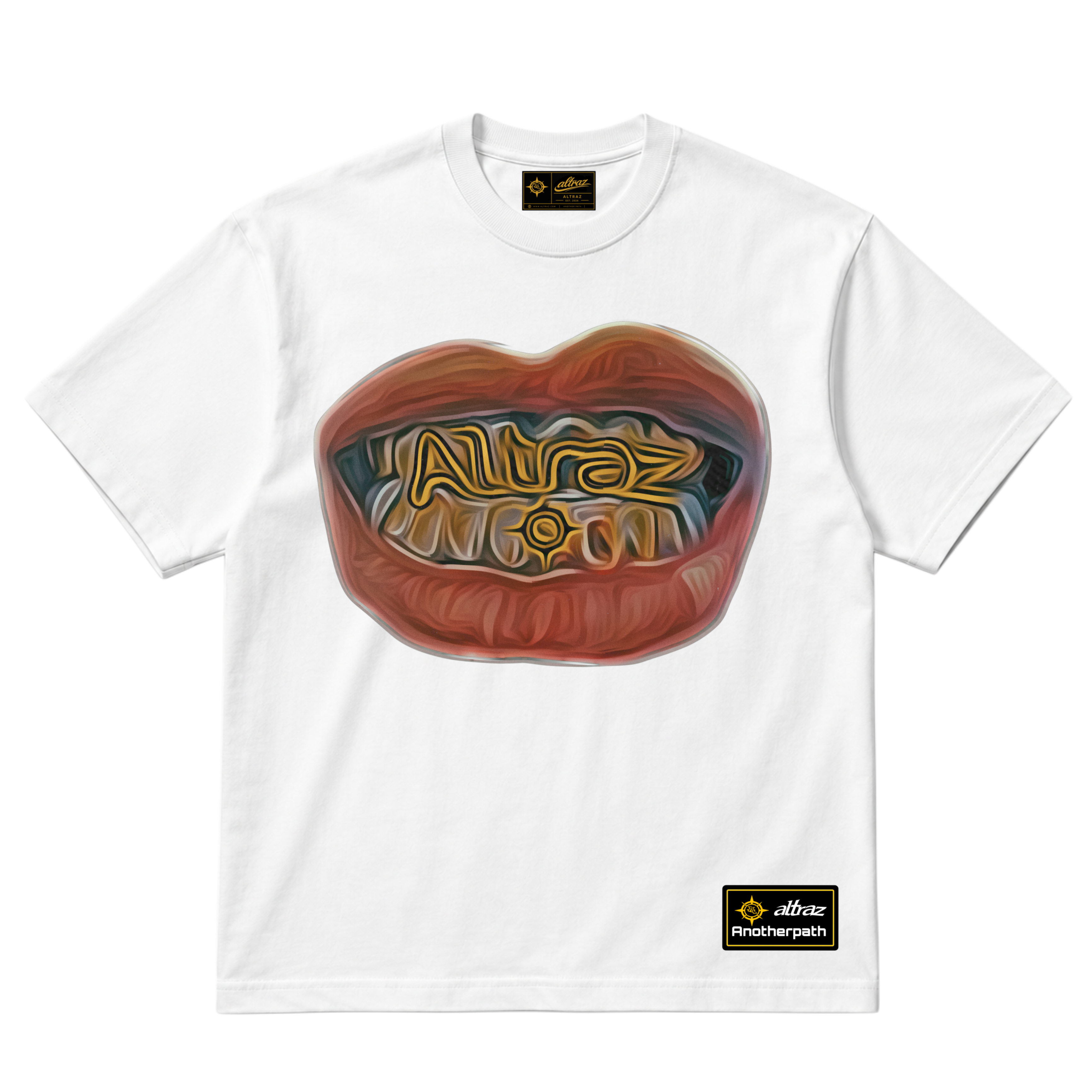 T-shirt grillz blanc