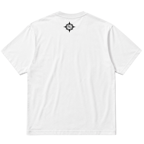 T-shirt blanc rasta